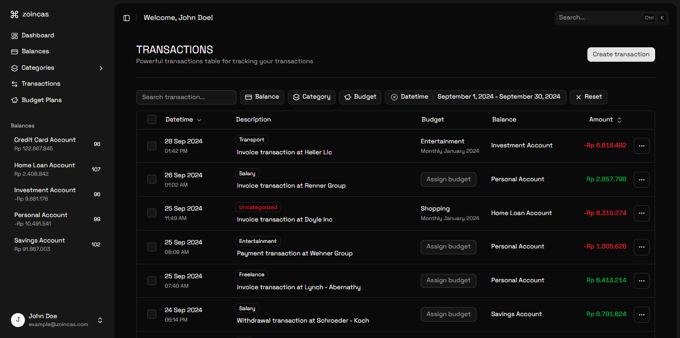 app screen dark theme